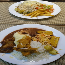 Almoço com minha lindinha